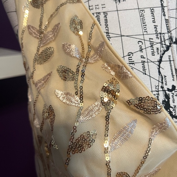 Ever Pretty Zoey Leaf Sequin Sleeveless A-Line Gown NWT - Picture 3 of 13